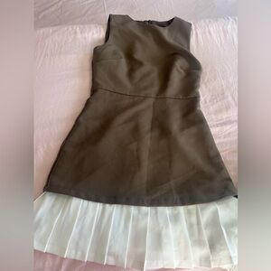 Flirty dress with tennis style underlay